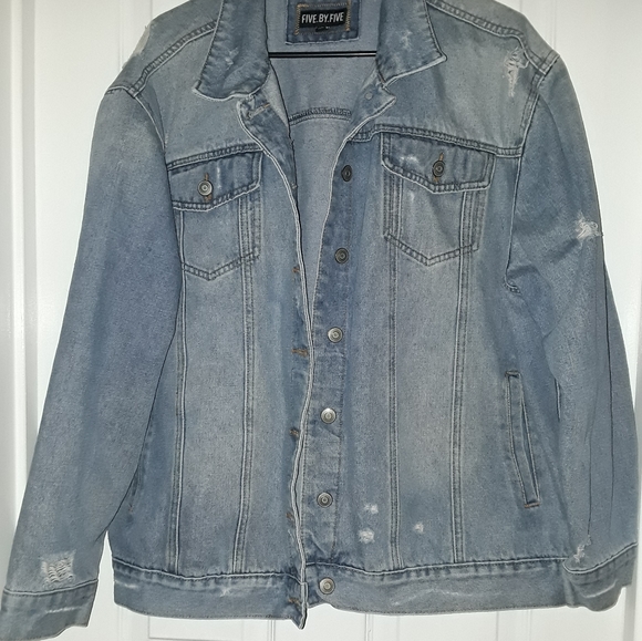 Five.by.Five Jackets & Blazers - 2X Cute Jean Jacket